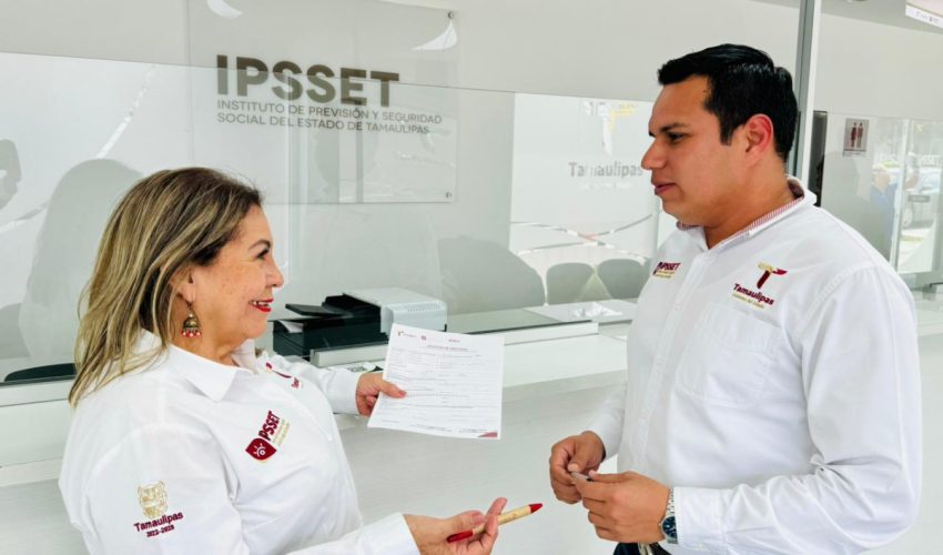 Inicia trámite de préstamos para el personal del Gobierno del Estado de Tamaulipas, pensionados  y pensionistas del IPSSET