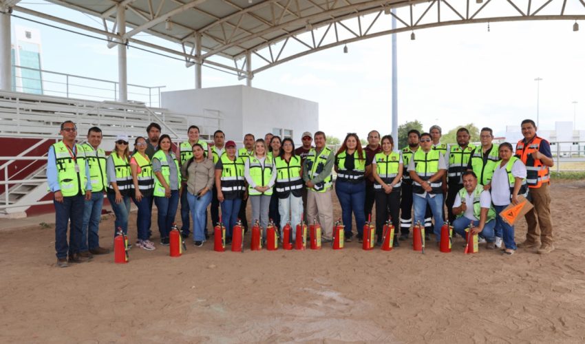 Capacitan a brigadistas de la Torre Bicentenario en medidas de seguridad