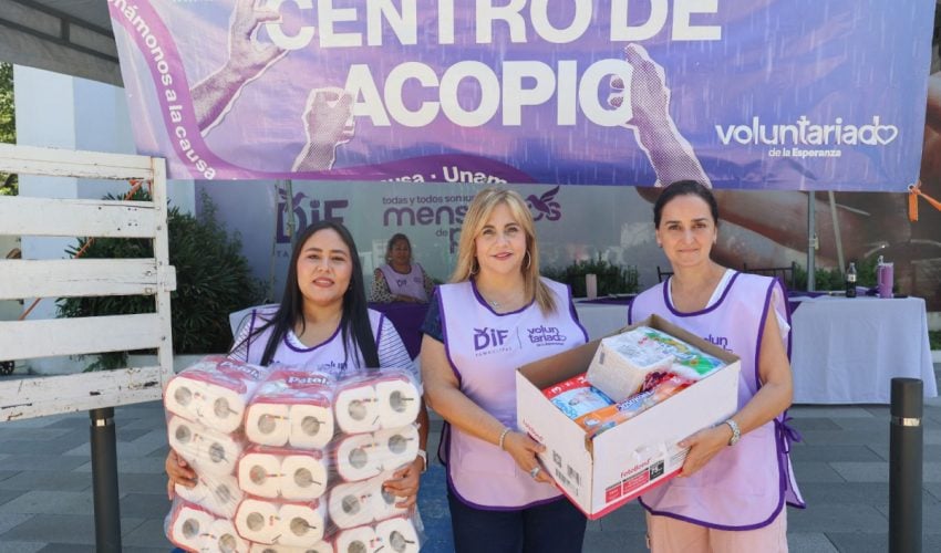 Secretaría de Administración se suma a colecta en apoyo a familias afectadas por inundaciones