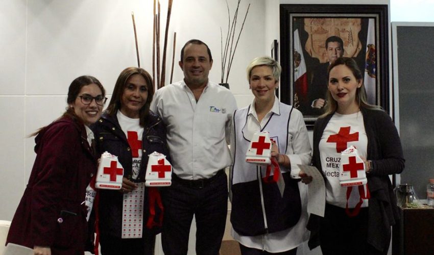 Se llevó a cabo la colecta anual de la Cruz Roja Mexicana