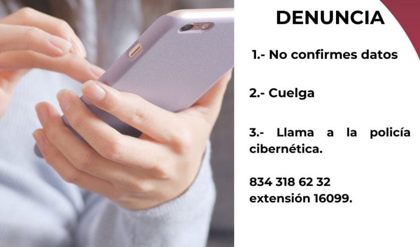 Exhorta Contraloría Gubernamental a no ser víctima de extorsiones telefónicas