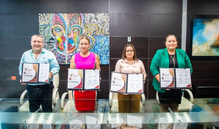Firma SEBIEN y LICONSA, convenio para promover el desarrollo social en Tamaulipas