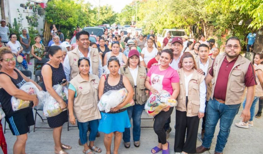 Inicia SEBIEN quinta entrega de paquetes alimentarios en Tamaulipas