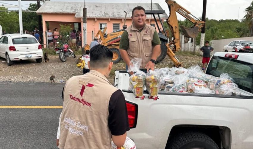 Lleva SEBIEN cobijo a poblados de Güémez