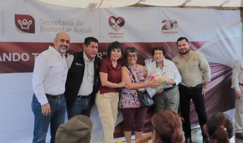 Entrega SEBIEN apoyos del Programa Alimentando tu Bienestar en Altamira
