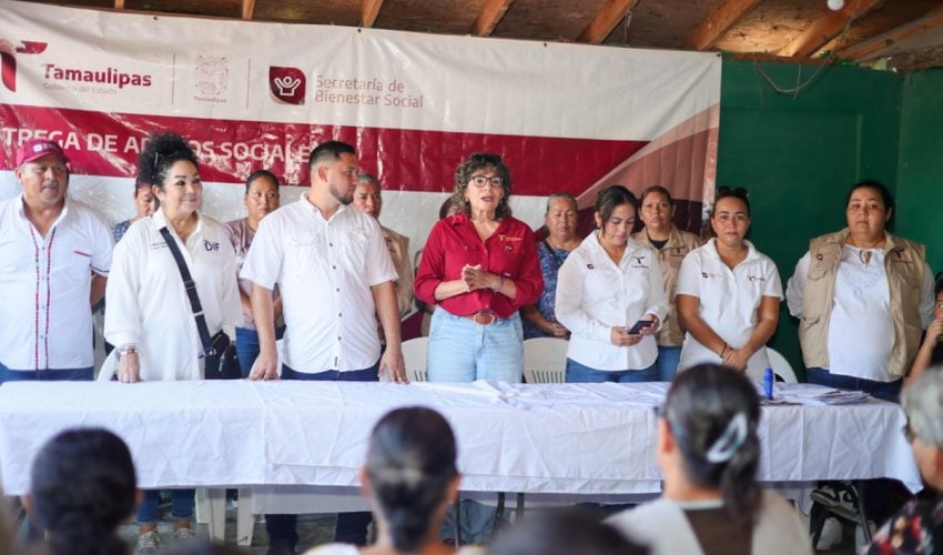 Lleva SEBIEN paquetes alimentarios a Reynosa