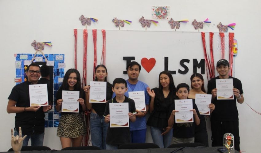 Capacita SEBIEN en Lengua de Señas