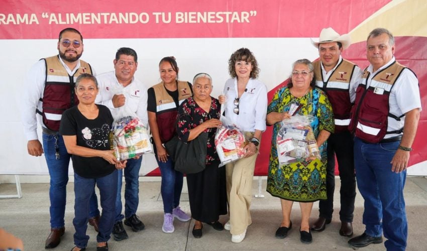 Arranca SEBIEN entrega de paquetes alimentarios