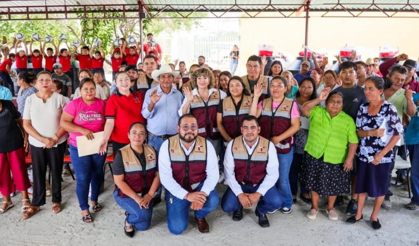 Supervisa SEBIEN comedores y entrega beneficios sociales en Victoria