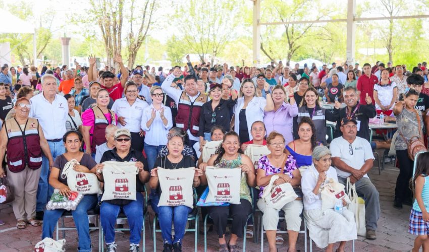 Mercado de Bienestar llega a Abasolo