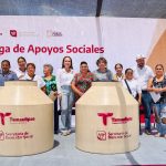 Entrega SEBIEN apoyos sociales en Nuevo Laredo