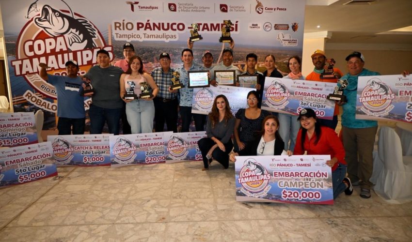 Proyecta Tamaulipas su riqueza natural a través de la pesca deportiva