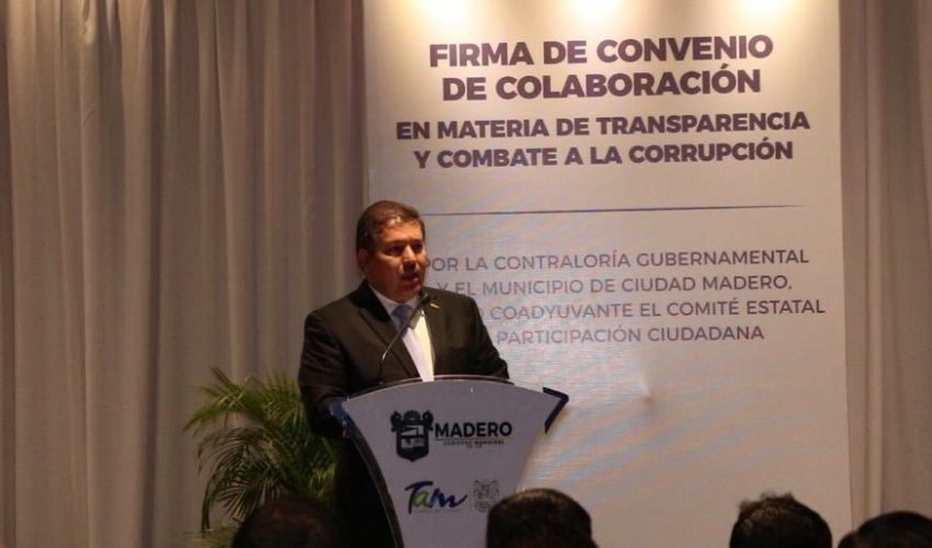Firma de Convenio de Colaboración en Materia de Transparencia y Combate a la Corrupción