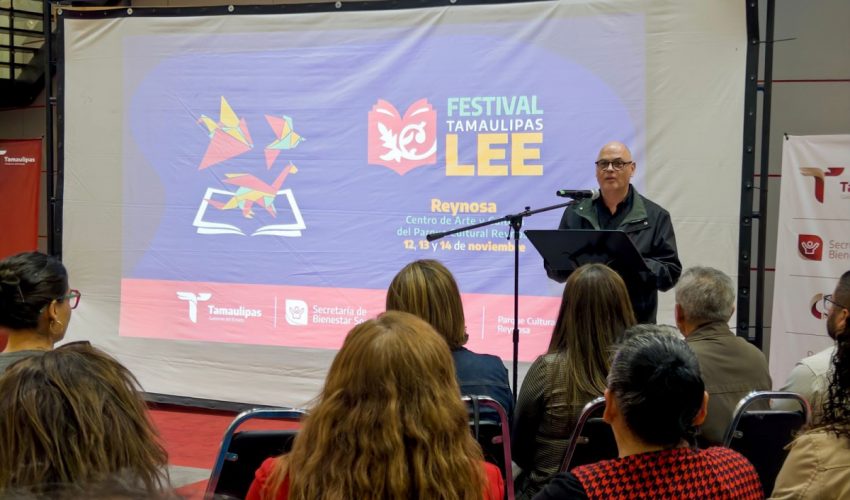 Festival Tamaulipas LEE abre en Reynosa con el recital literario “Río Guayalejo” de Baudelio Camarillo