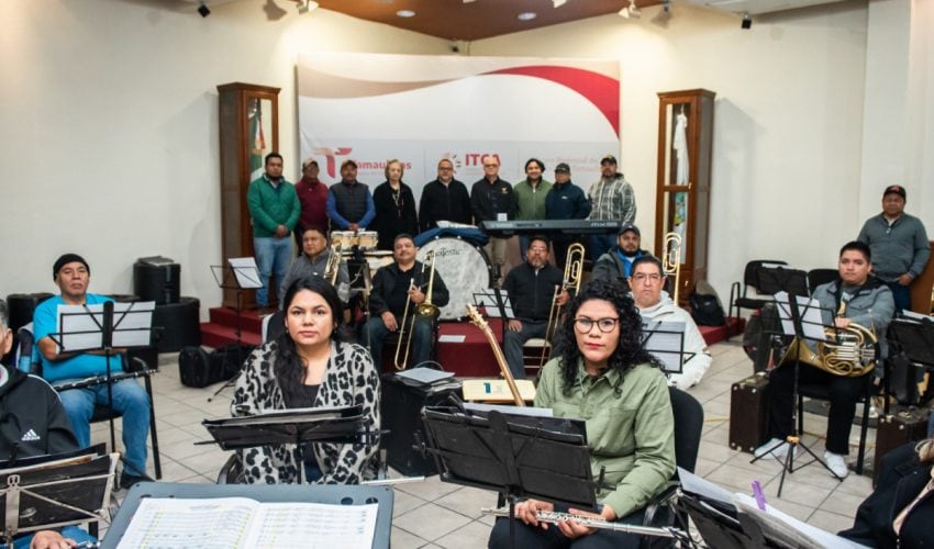 Gobierno de Tamaulipas fortalece a la Banda de Música del Estado con nuevos instrumentos