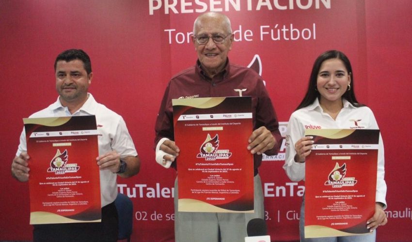 Presenta el Instituto del Deporte “Copa Tamaulipas Internacional 2023”
