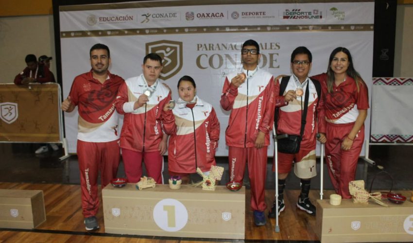 Medallas históricas para Tamaulipas en el inicio de los Paranacionales CONADE 2024