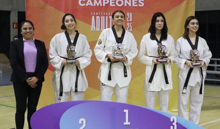 Destacan taekwondoínas tamaulipecas en Campeonato Nacional Élite