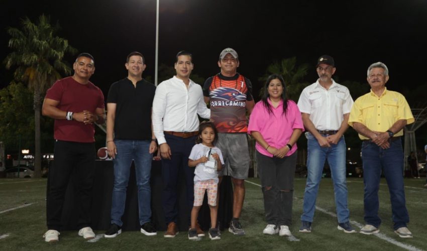 Premian a las y los campeones del torneo de tochito flag organizado por el INDE