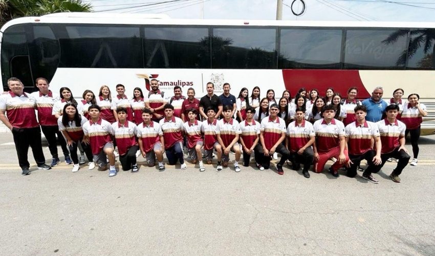 Delegaciones tamaulipecas viajan a Macro Regionales CONADE 2025