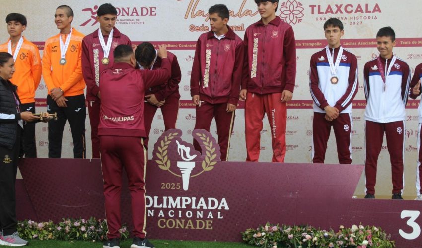 Suma Tamaulipas siete medallas en primeros tres días de Atletismo en Olimpiada Nacional