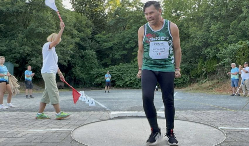 Finaliza Juan Rodríguez Mascorro Abierto Europeo de Atletismo para atletas con Síndrome de Down con cuatro medallas