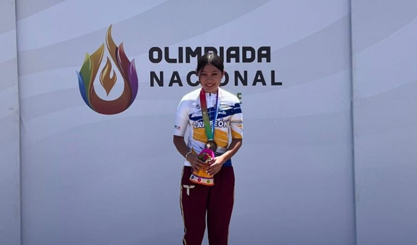 Tiene Tamaulipas campeona de Olimpiada Nacional en Ciclismo