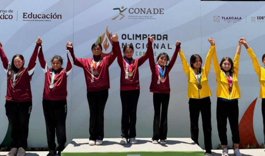 Tamaulipas “se llena” de oro en el tiro con arco femenil de la Olimpiada Nacional