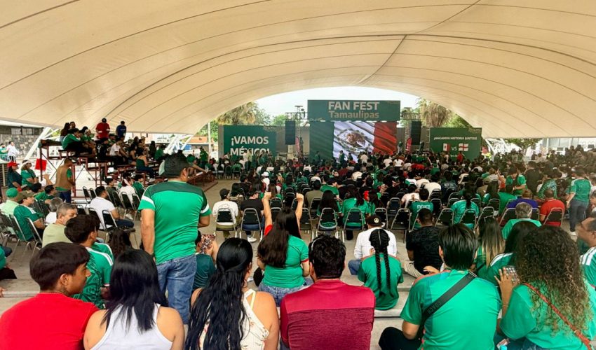 Reúne Fan Fest a más de 4 mil tamaulipecos para apoyar a la Selección Mexicana