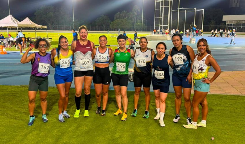 Tamaulipas conquista el top ten del Nacional de Atletismo Máster