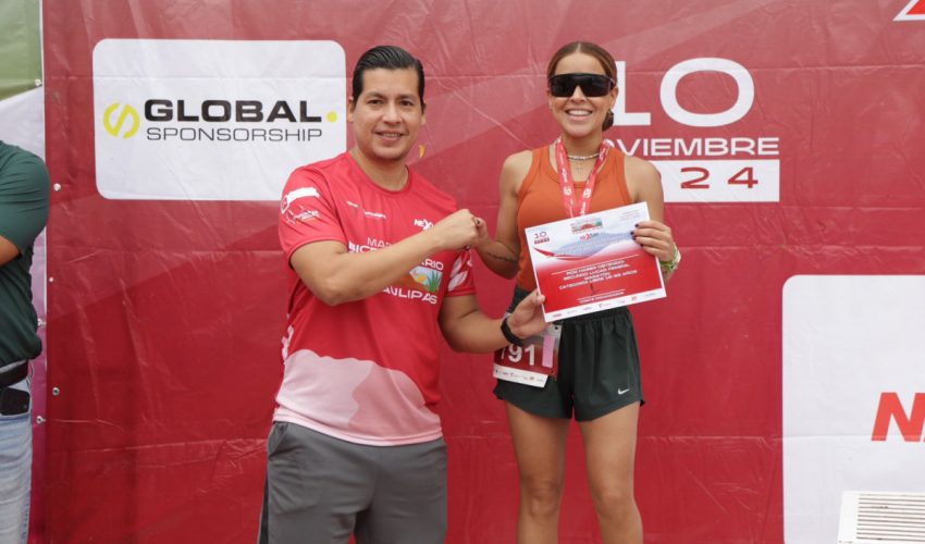 Exito rotundo en el Maratón Bicentenario Tamaulipas