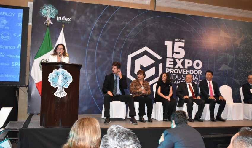 Impulsa Secretaría de Desarrollo Económico vinculación empresarial en Expo Proveedor Industrial Matamoros 2023