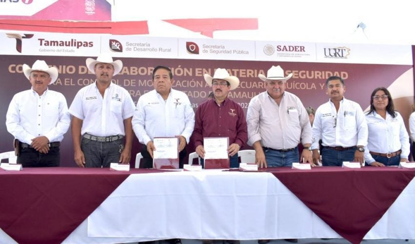 Firman convenio de colaboración para el control de movilización de productos agropecuarios, forestales y pesqueros