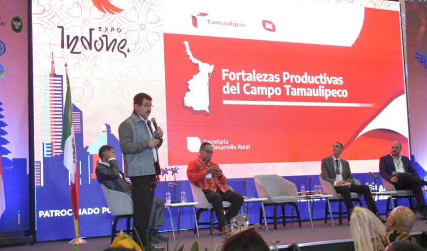Tamaulipas expone bondades del campo agropecuario durante la Expo Indonesia 2023