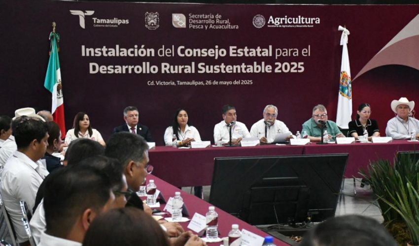 Fortalece desarrollo agropecuario instalación del Consejo Estatal
