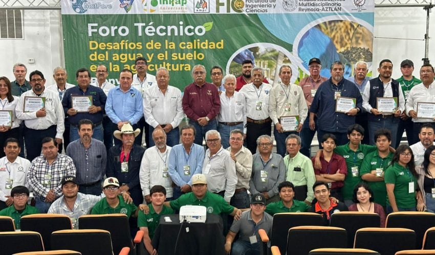Realizan foro técnico sobre calidad del agua y suelo en la agricultura en Río Bravo