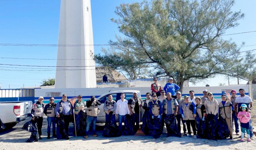 Refuerzan conciencia ambiental con limpieza de playas y humedales de Tamaulipas