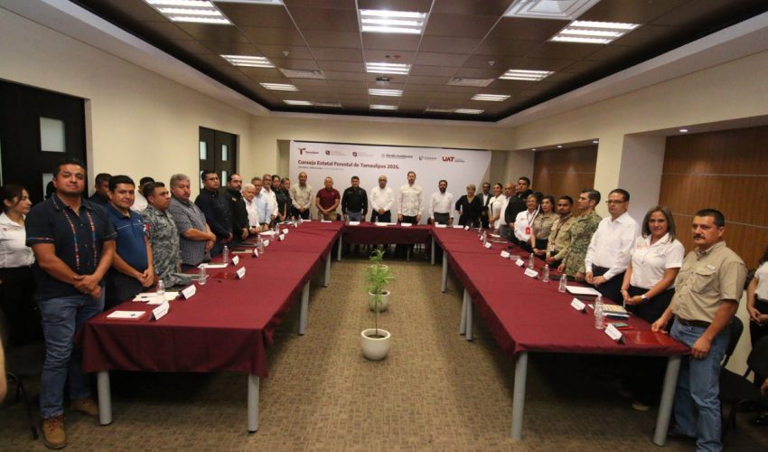Fortalecen la coordinación para el desarrollo forestal sustentable en Tamaulipas