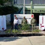 Entrega Gobierno de Tamaulipas 200 árboles al 77/o Batallón de Infantería