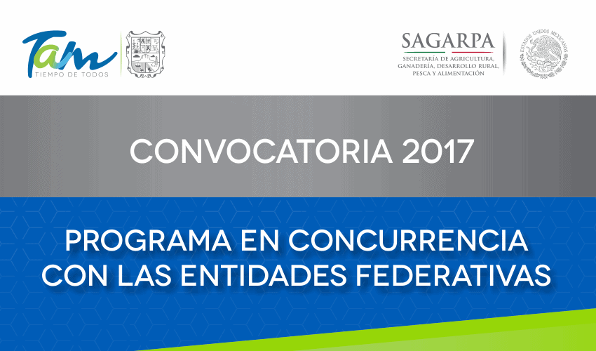 Convocatoria para el Programa en Concurrencia con las Entidades Federativas 2017