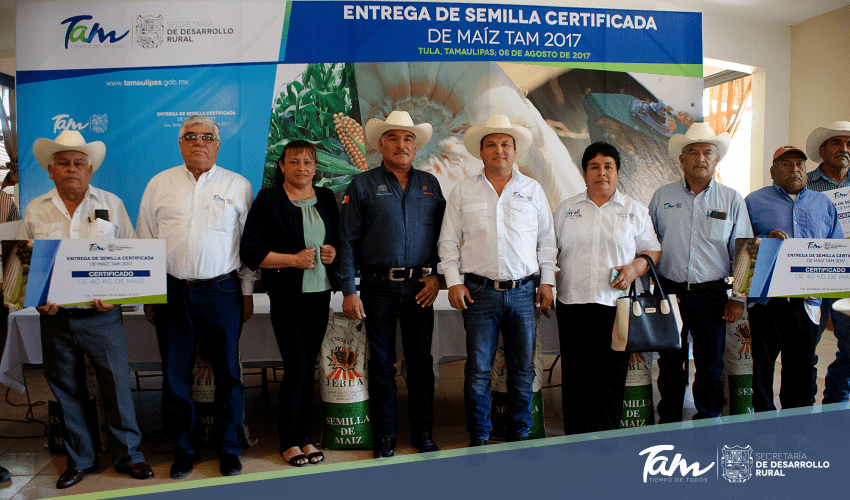 Reciben productores del Altiplano más de 29 toneladas de semilla certificada