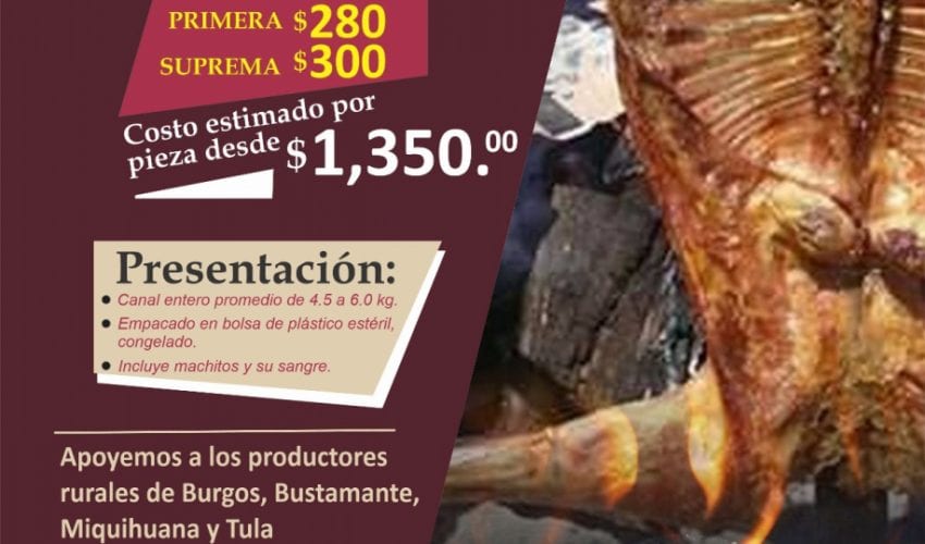 VENTA DE CABRITOS CONGELADOS EN CANAL