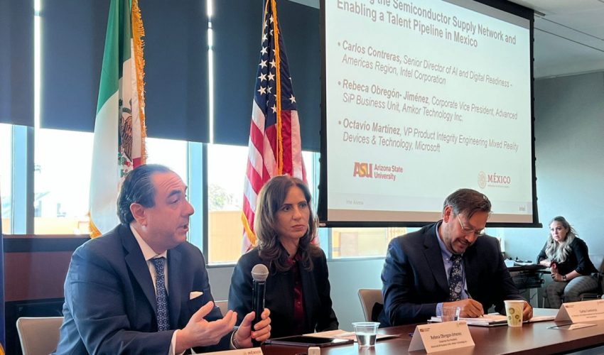 Tamaulipas impulsará con Gobierno de México y Universidad de Arizona industria de semiconductores