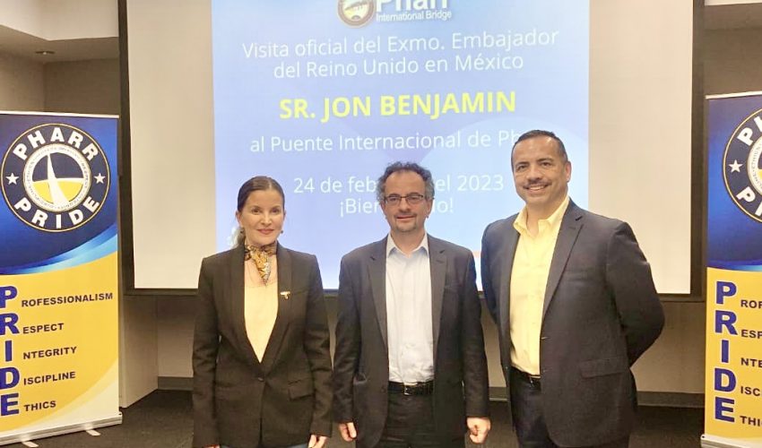 Promueve SDE integración económica de Tamaulipas con EEUU y Reino Unido