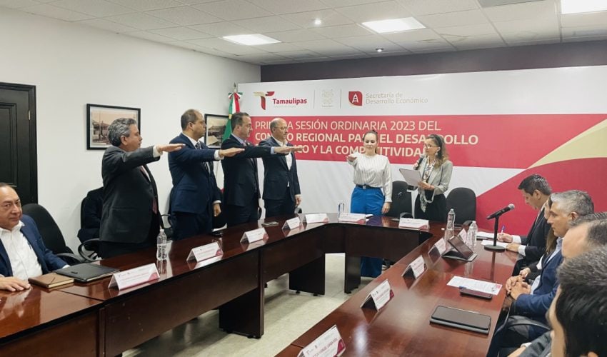 Instalan Consejo Regional para el Desarrollo Económico y la Competitividad Región I Nuevo Laredo