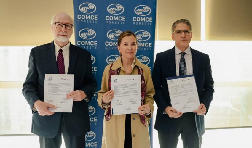 Secretaría de Economía y COMCE Noreste firman Convenio de colaboración
