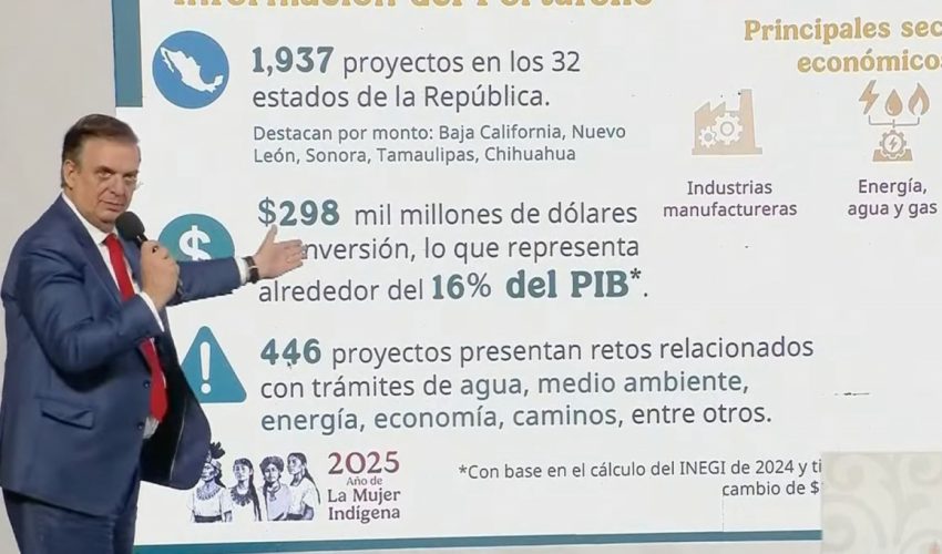 Tamaulipas, de los estados con más proyectos de inversión en el país: Ebrard