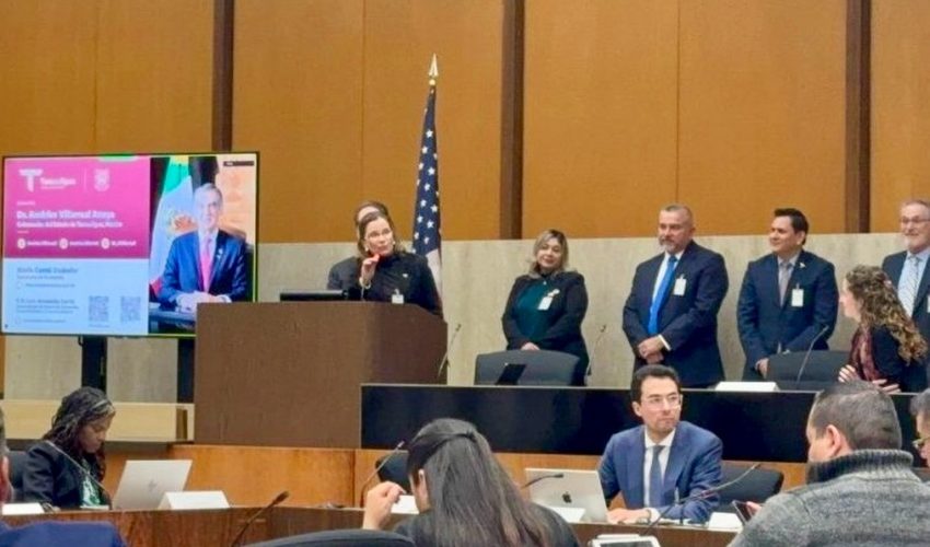 Participa Tamaulipas en reunión plenaria binacional México–Estados Unidos sobre puentes y cruces internacionales