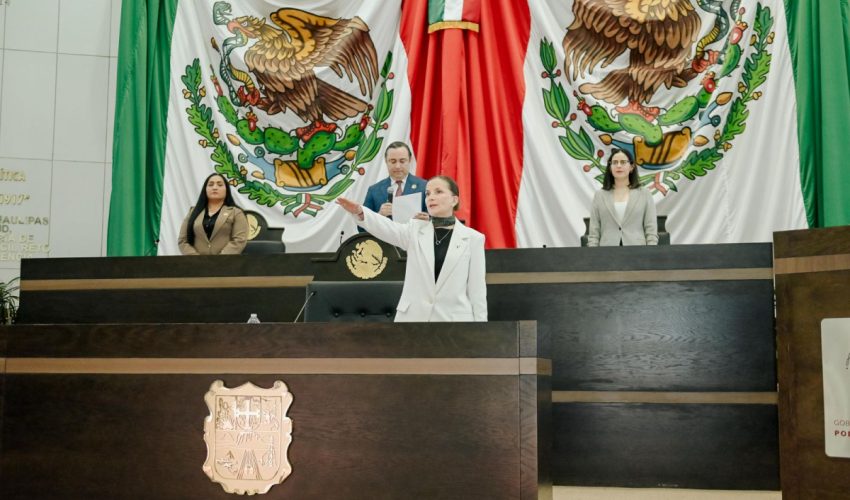 Comparece secretaria de Economía ante el Congreso; destaca visión humanista en la política económica del gobernador