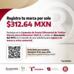 Invita Secretaría de Economía a registrar marcas con 90% de descuento